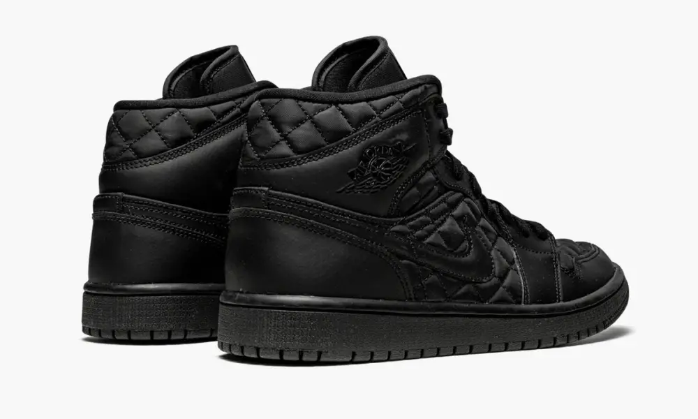 WMNS Air Jordan 1 Mid Quilted "Black" 