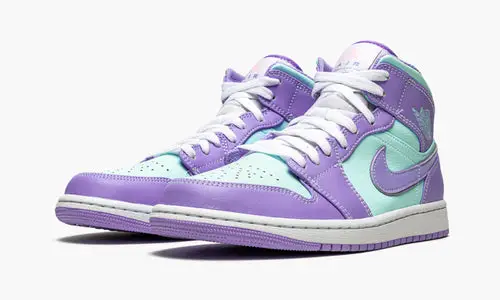 Air Jordan 1 Mid "Purple Pulse   Glacier Blue" 