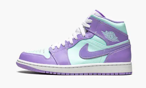 Air Jordan 1 Mid "Purple Pulse   Glacier Blue" 