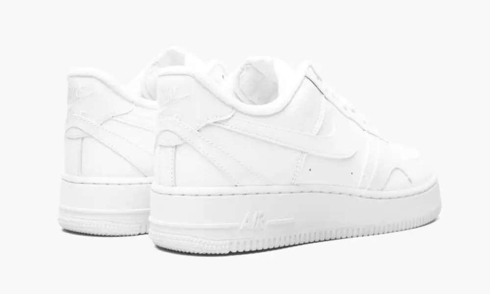 Nike Air Force 1 '07 LV8 "Misplaced Swoosh - Triple White" 