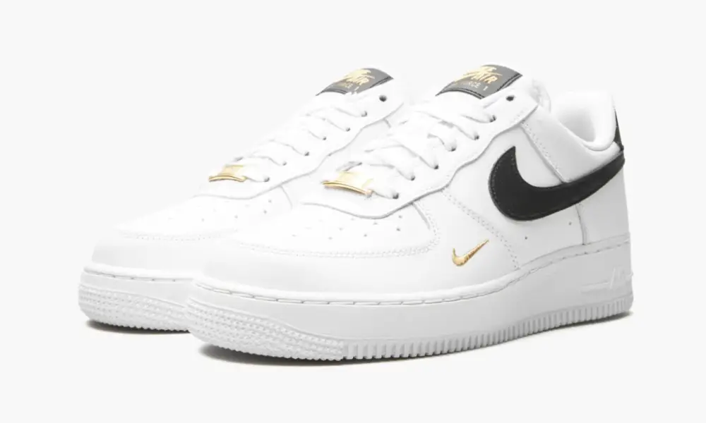 WMNS Air Force 1 Low Essential "White Black Gold"