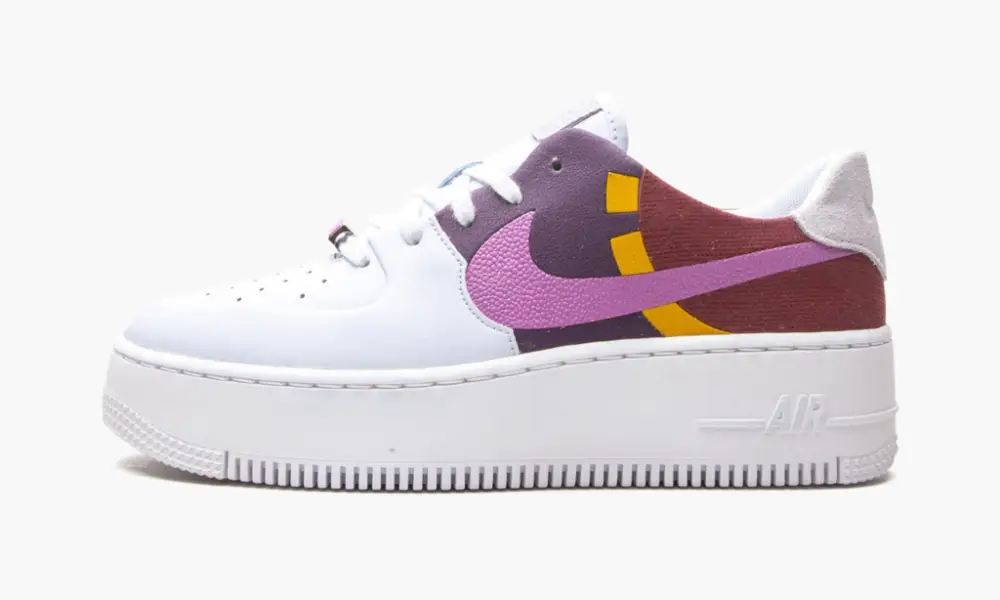 Air Force 1 Sage Low LX WMNS "Grey Dark Orchid" 