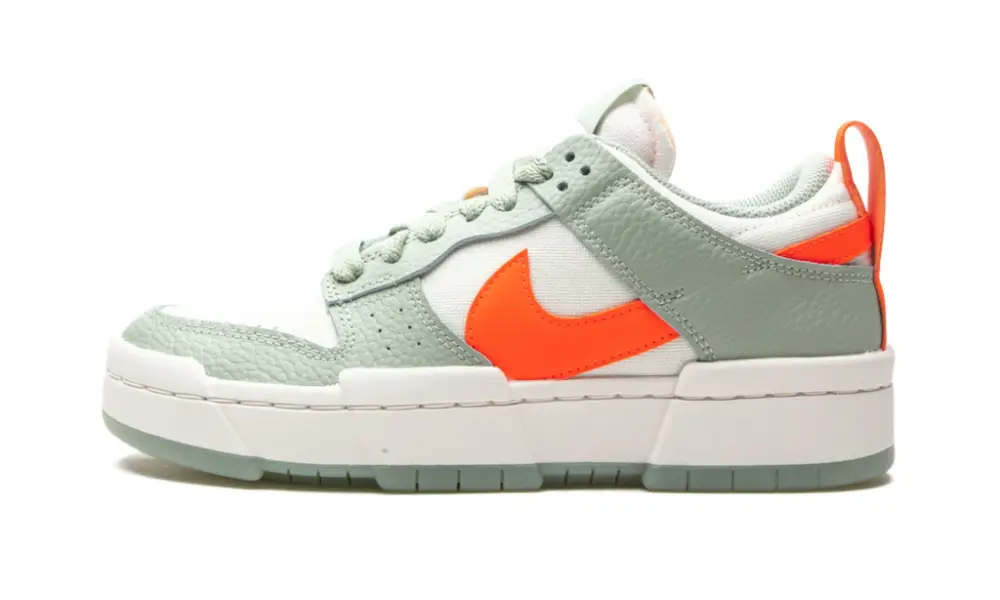 WMNS Dunk Low Disrupt "Sea Glass / Hyper Crimson" B87B5