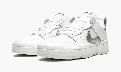 WMNS Dunk Low Disrupt "White Silver" 