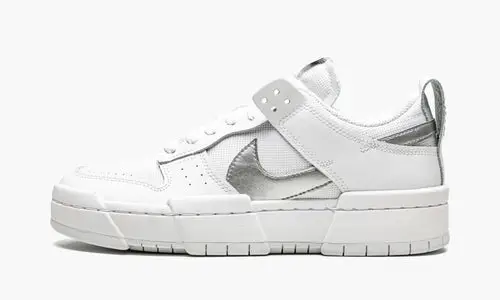 WMNS Dunk Low Disrupt "White Silver" 