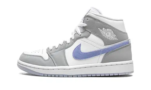 WMNS Air Jordan 1 Mid "Wolf Grey Aluminum"