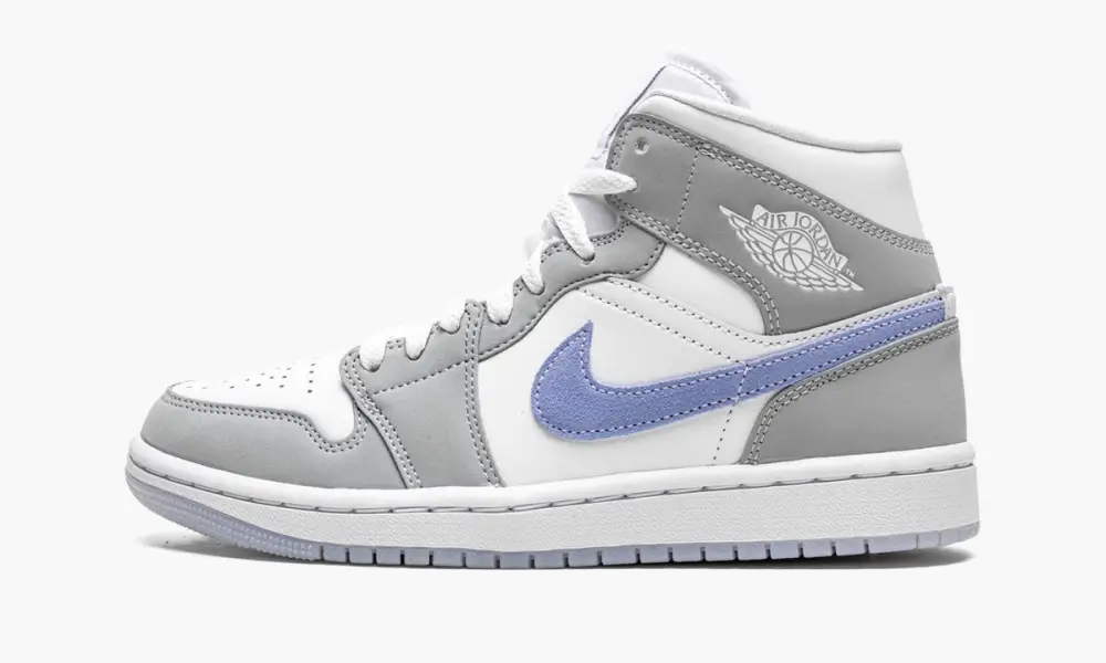 WMNS Air Jordan 1 Mid "Wolf Grey   Aluminum" 