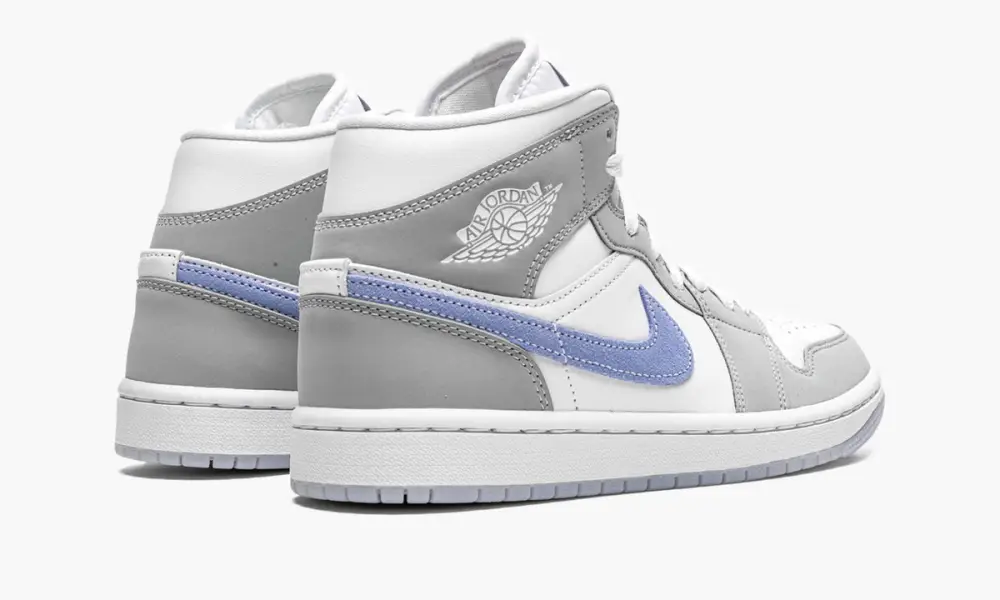 WMNS Air Jordan 1 Mid "Wolf Grey   Aluminum" 