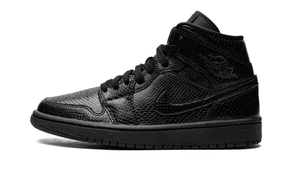 WMNS Air Jordan 1 Mid "Black Snakeskin" 