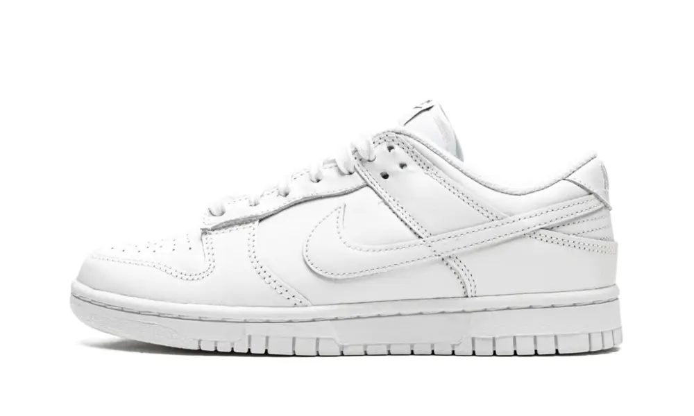 WMNS Dunk Low "Triple White" 0AB718