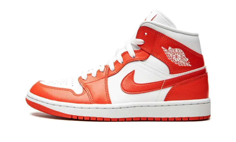 WMNS Air Jordan 1 Mid "Habanero Red" 