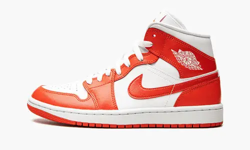 WMNS Air Jordan 1 Mid "Habanero Red" 