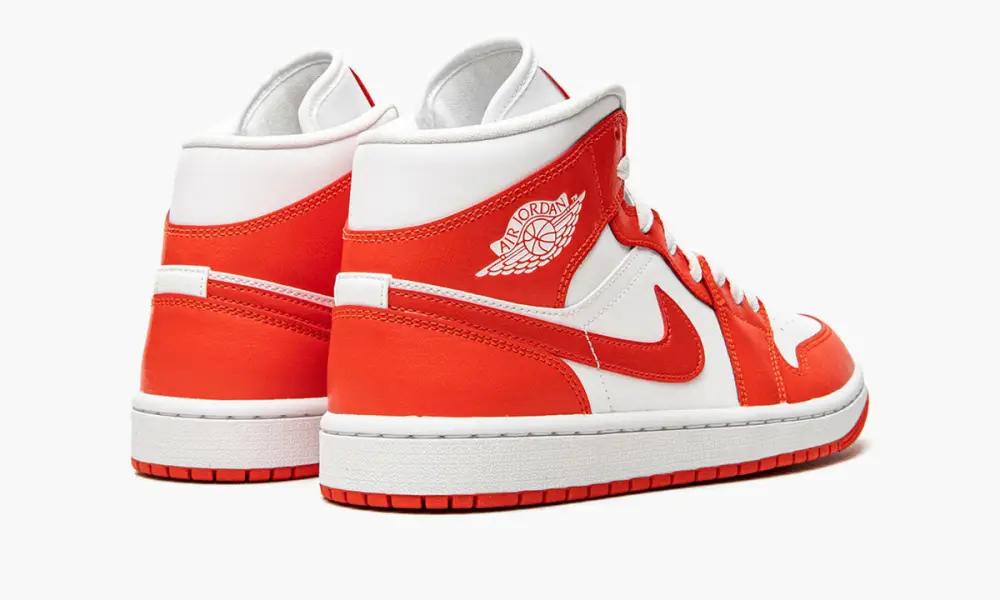 WMNS Air Jordan 1 Mid "Habanero Red" 