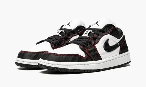 WMNS AIr Jordan 1 Low SE UTL "White Black Red"