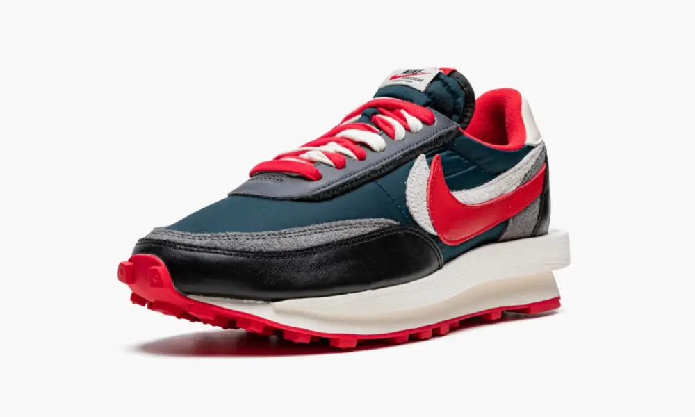 LDWaffle "Undercover x Sacai - Midnight Spruce University Red"