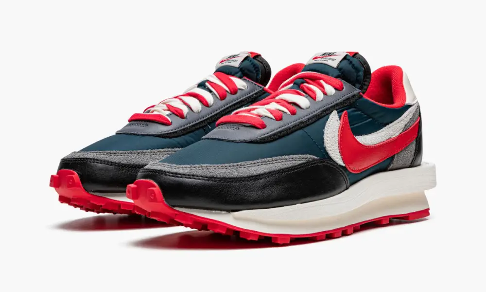 LDWaffle "Undercover x Sacai - Midnight Spruce University Red" 