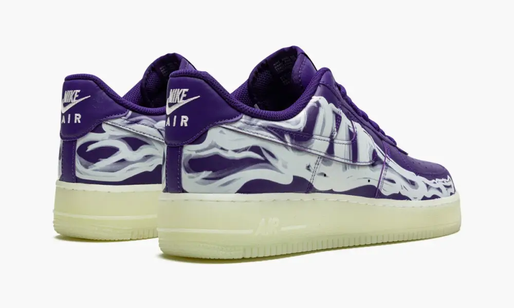 Air Force 1 Low '07 QS "Purple Skeleton Halloween" 