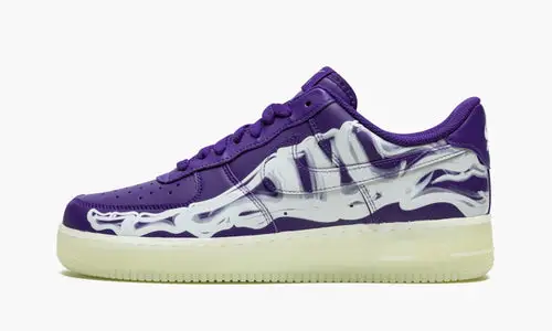 Air Force 1 Low '07 QS "Purple Skeleton Halloween" 