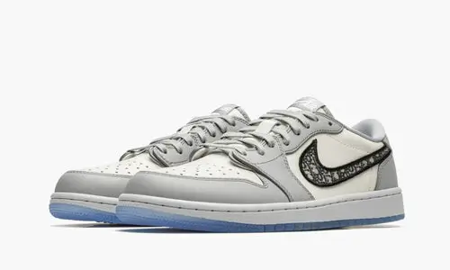 Dior x Air Jordan 1 Low ‘White Grey’ 