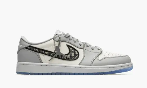 Dior x Air Jordan 1 Low ‘White Grey’ 
