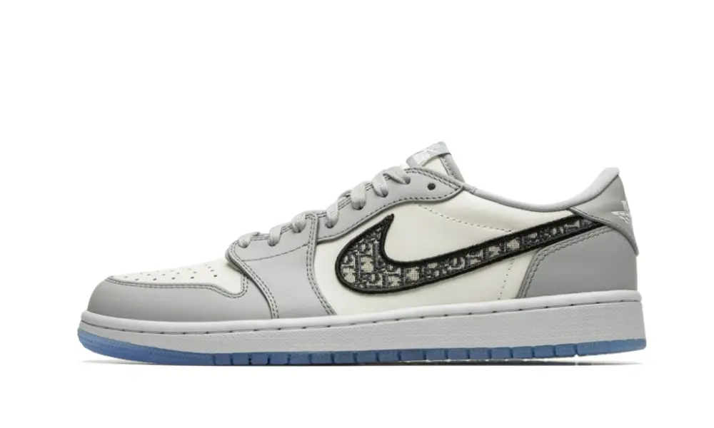 Dior x Air Jordan 1 Low ‘White Grey’