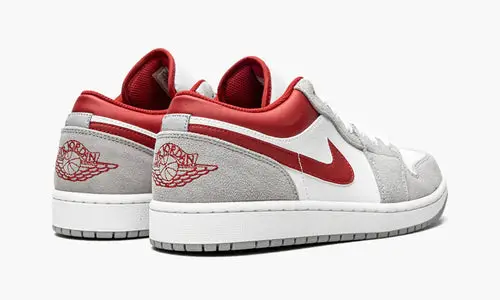 AIR JORDAN 1 LOW SE "White Grey Red"