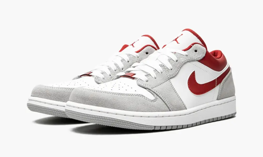 AIR JORDAN 1 LOW SE "White Grey Red"