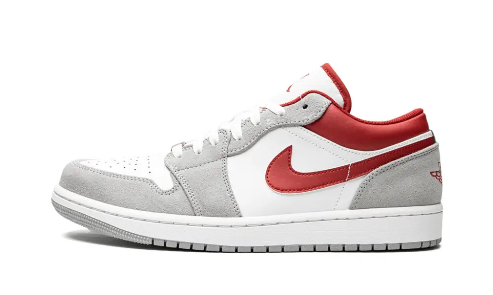 AIR JORDAN 1 LOW SE "White Grey Red"