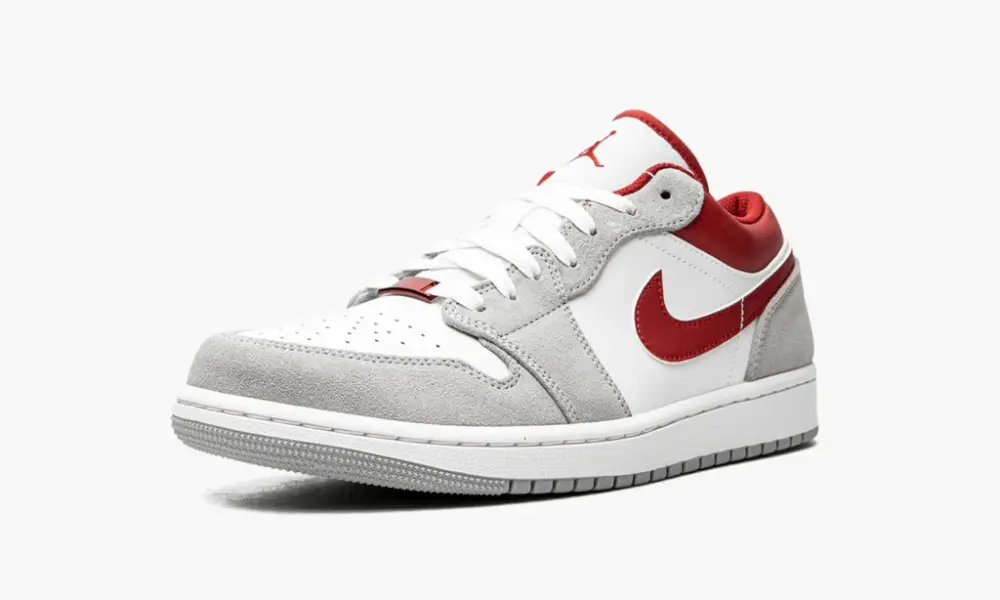 AIR JORDAN 1 LOW SE "White Grey Red"