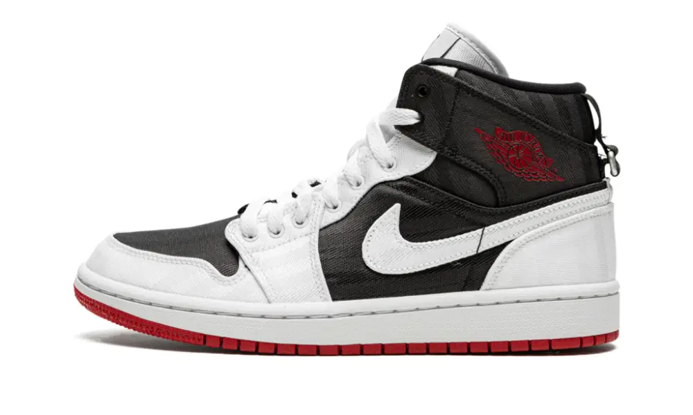 WMNS Air Jordan 1 Mid SE UTL "White   Black   Gym Red" 