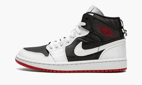 WMNS Air Jordan 1 Mid SE UTL "White   Black   Gym Red" 