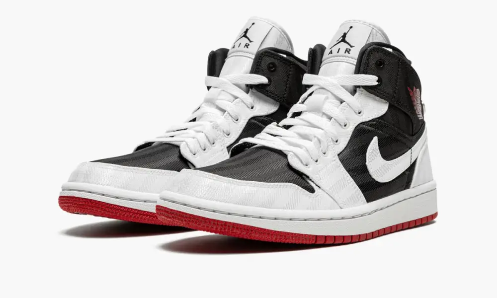 WMNS Air Jordan 1 Mid SE UTL "White   Black   Gym Red" 