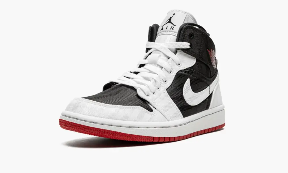 WMNS Air Jordan 1 Mid SE UTL "White   Black   Gym Red" 