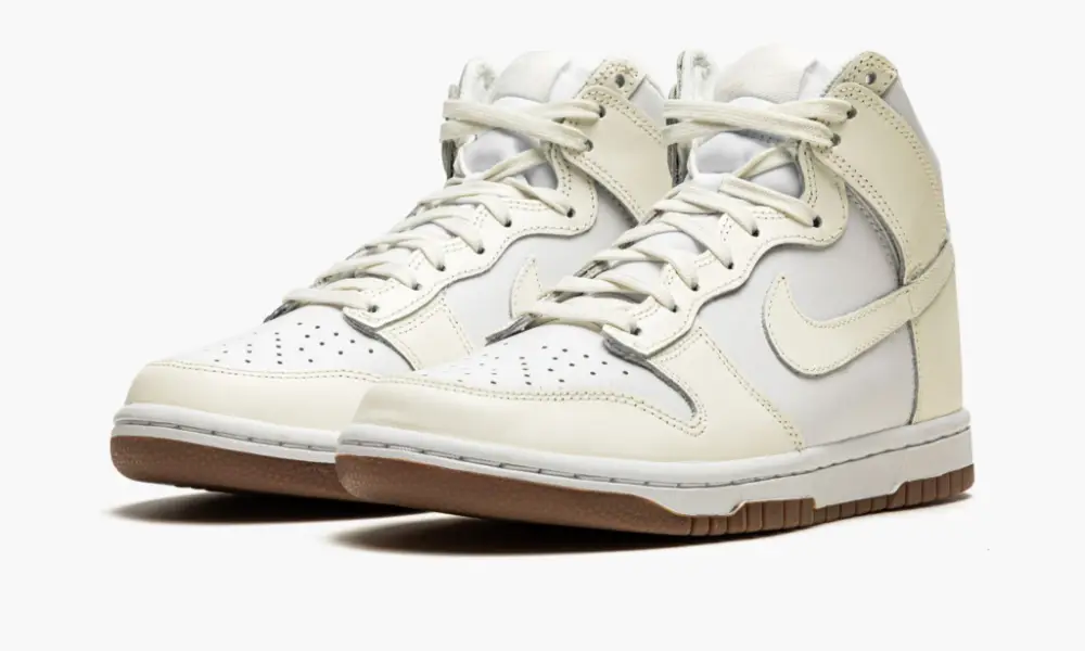 WMNS Dunk High "Sail   Gum" 