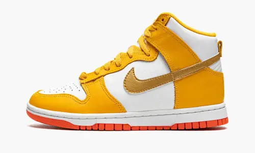 WMNS Nike Dunk High "University Gold" 