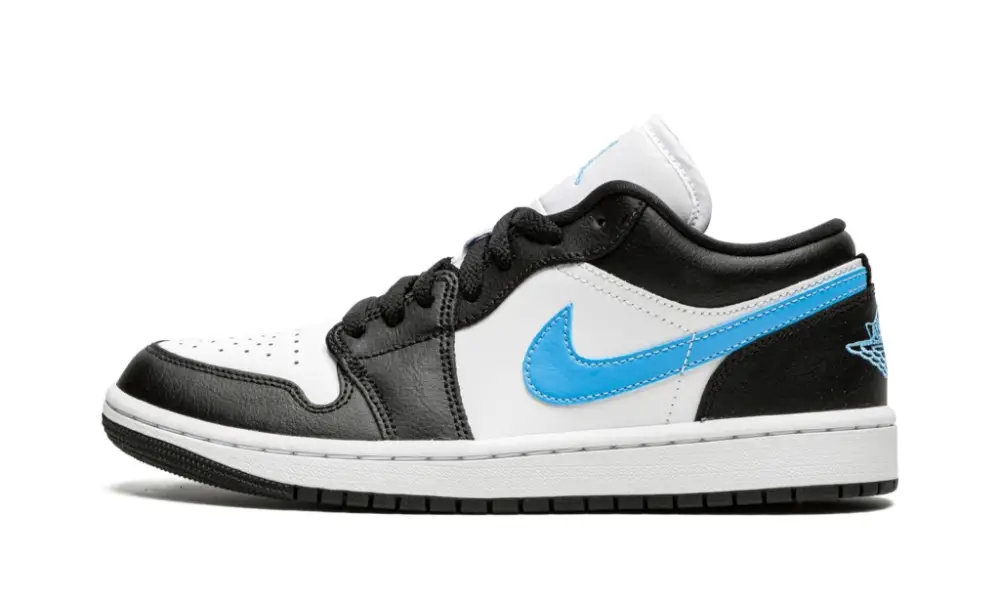 WMNS Air Jordan 1 Low "Black   University Blue" 