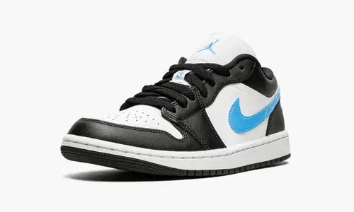 WMNS Air Jordan 1 Low "Black University Blue"