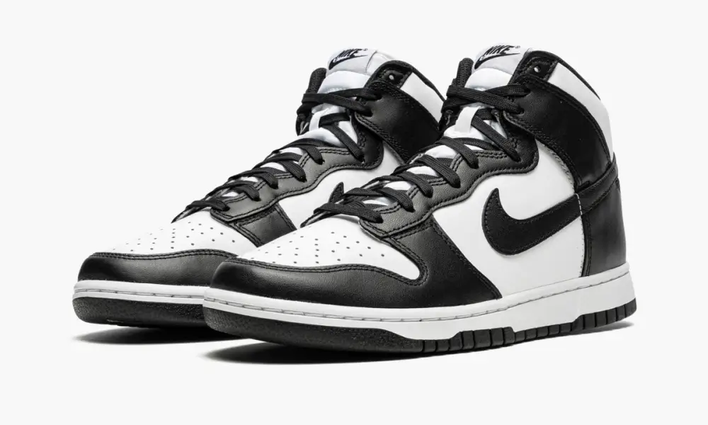 Nike Dunk HI Retro "Black   White" 