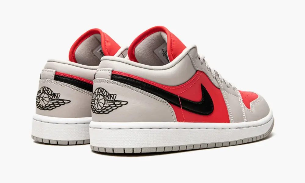 WMNS Air Jordan 1 Low "Light Iron Ore Siren Red"