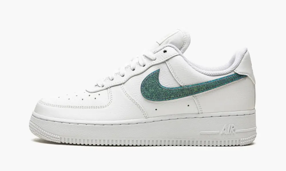 W Air Force 1 '07 ESS "Glitter Swoosh - Celery"