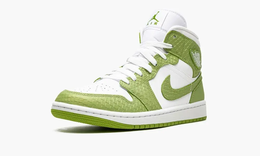 Wmns Air Jordan 1 Mid SE "Green Python" 