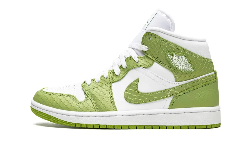 Wmns Air Jordan 1 Mid SE "Green Python" D5482413