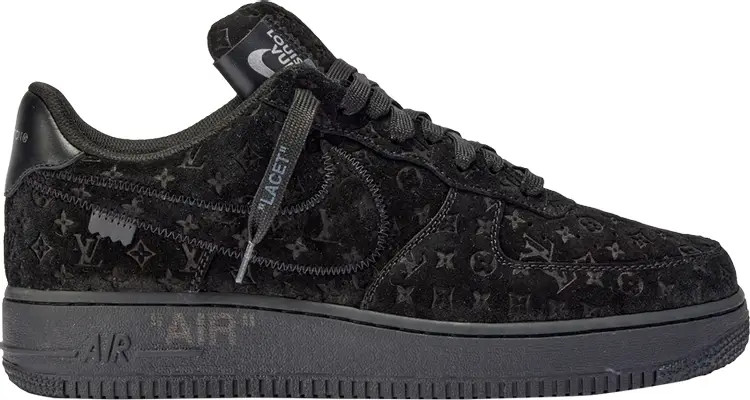 Louis Vuitton x Air Force 1 Low 'Triple Black' 