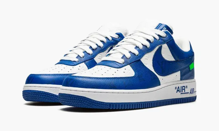 LOUIS VUITTON AIR FORCE 1 LOW "Virgil Abloh - White Blue" 