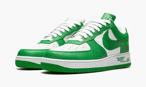 LOUIS VUITTON AIR FORCE 1 LOW "Virgil Abloh - White Green" 