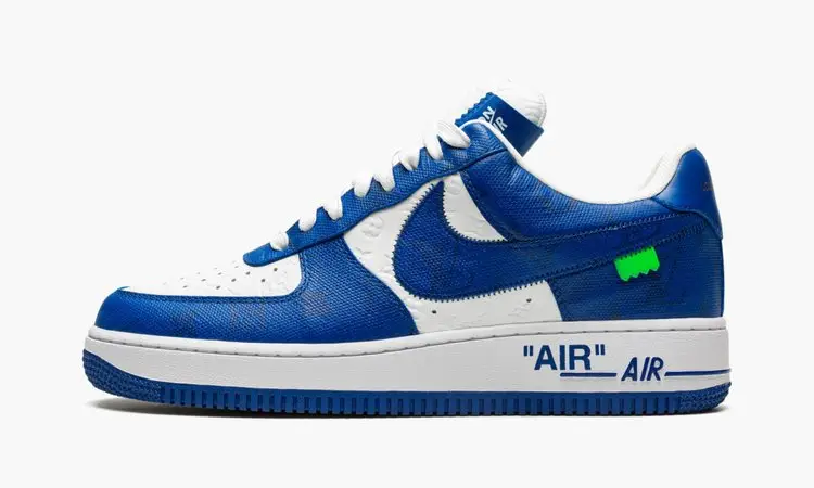 LOUIS VUITTON AIR FORCE 1 LOW "Virgil Abloh - White Blue" 